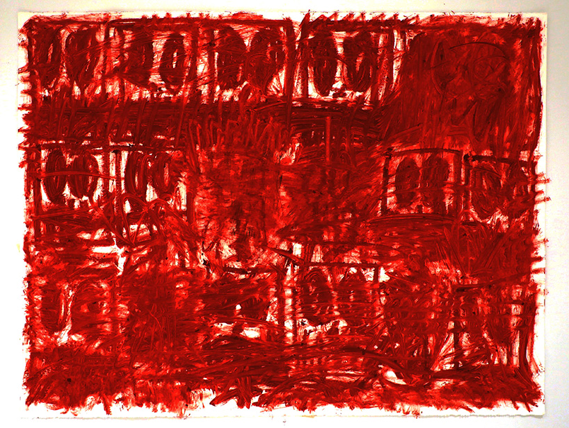 HAUSER & WIRTH presents rashid johnson's 'anxious red drawings' in online exhibition - 3