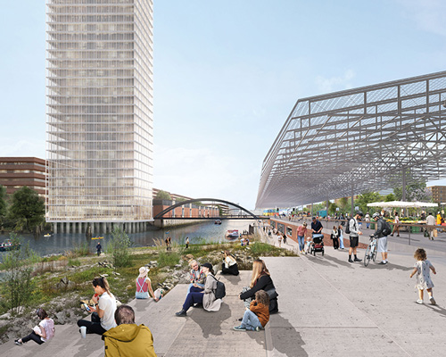 herzog & de meuron and VOGT plan 'grasbrook' neighborhood for hamburg