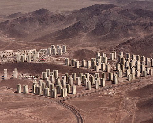the starkness of iran's desert developments is captured by manuel alvarez diestro