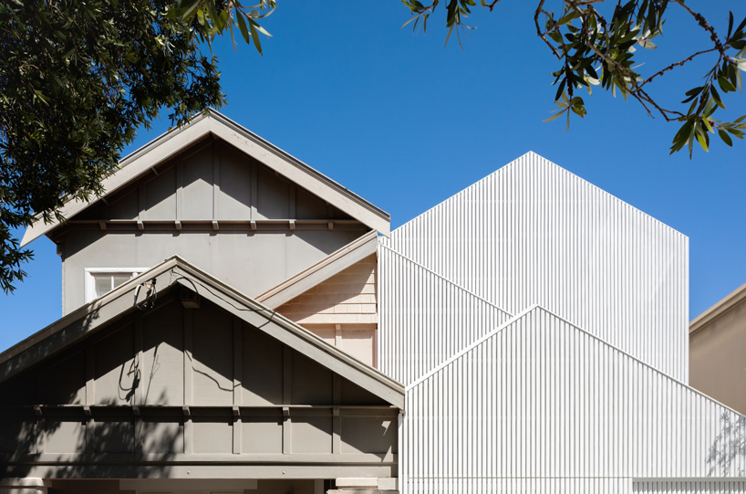 james garvan combines three gabled forms in the façade of north bondi house in australia - 3