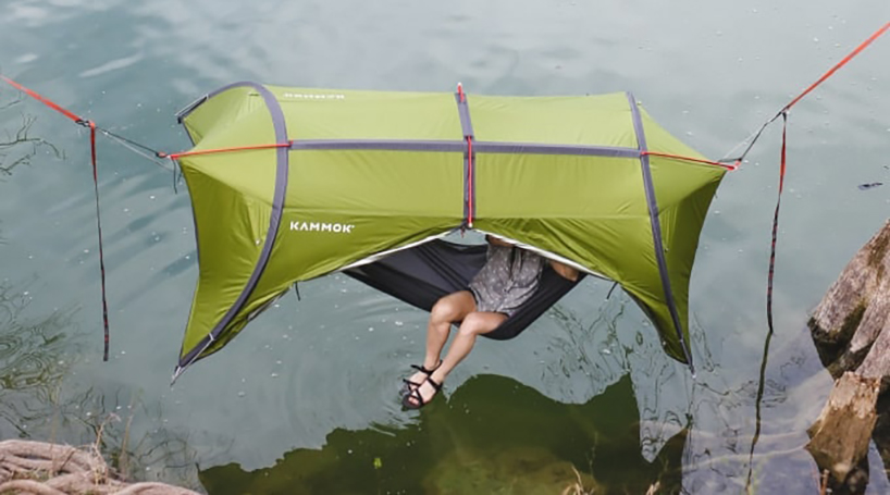 kammok sunda 2.0 transforms from tent to hammock in below 60 seconds