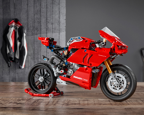 LEGO collaborates with ducati to build its first multi-gear super bike model