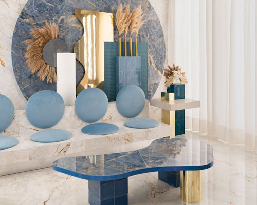 masquespacio pays tribute to ceramics for roca tile interior at casa decor, madrid