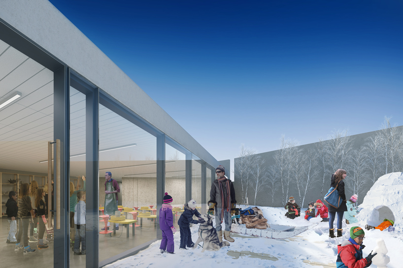 michael maltzan designs a new inuit art centre to celebrate canada's indigenous culture designboom