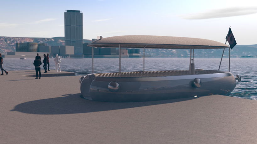 michael young designs electric commuter boat as alternative transport link in hong kong