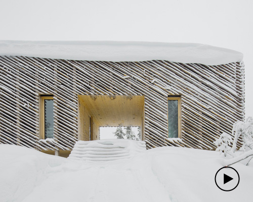 mork-ulnes architects' skigard hytte winter cabin documented in new short film