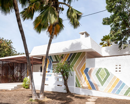 MOST monti studio brings missoni zigzags to the italian cultural institute of dakar