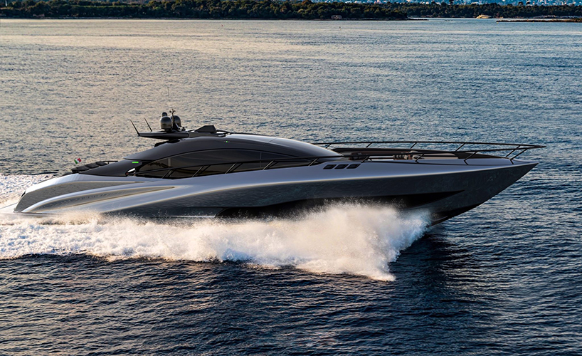 88-foot officina armare A88 gransport yacht inspired by hypercars - 3