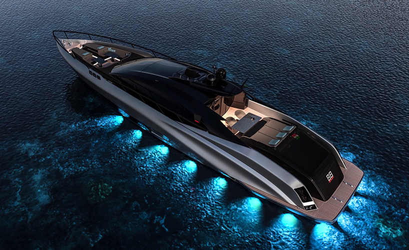 88-foot officina armare A88 gransport yacht inspired by hypercars - 7