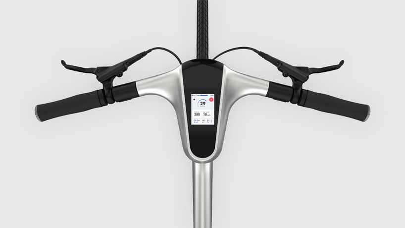 ora ito designs the lightweight angell bike featuring a handlebar touchscreen designboom