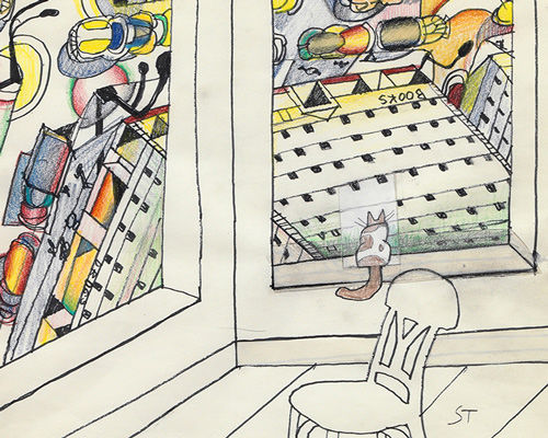 PACE GALLERY hosts saul steinberg's 'imagined interiors' exhibition online
