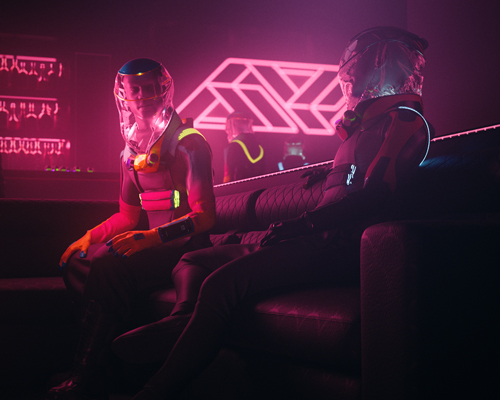 production club presents hi-tech 'micrashell' suit for future raves and nightlife gatherings