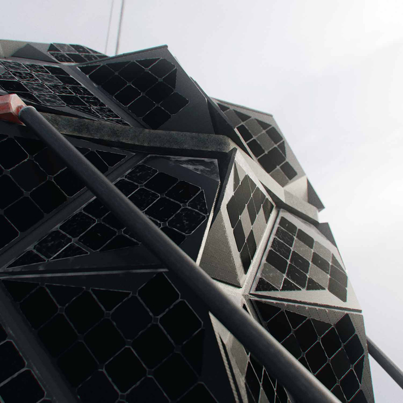 SAGA designs origami-inspired habitat for living on the moon lunark