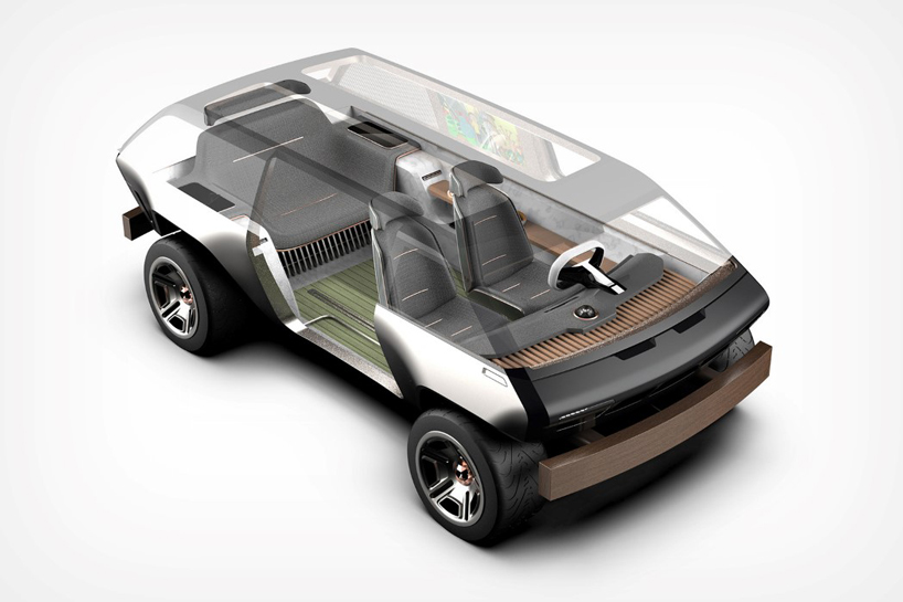 samir sadikhov reimagines tesla cybertruck as a minivan hybrid curt brubaker