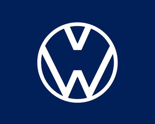 social distancing brand logos for audi, volkswagen and coca-cola