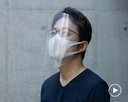 tokujin yoshioka shares easy-to-make face shield in aid of COVID-19 healthcare workers