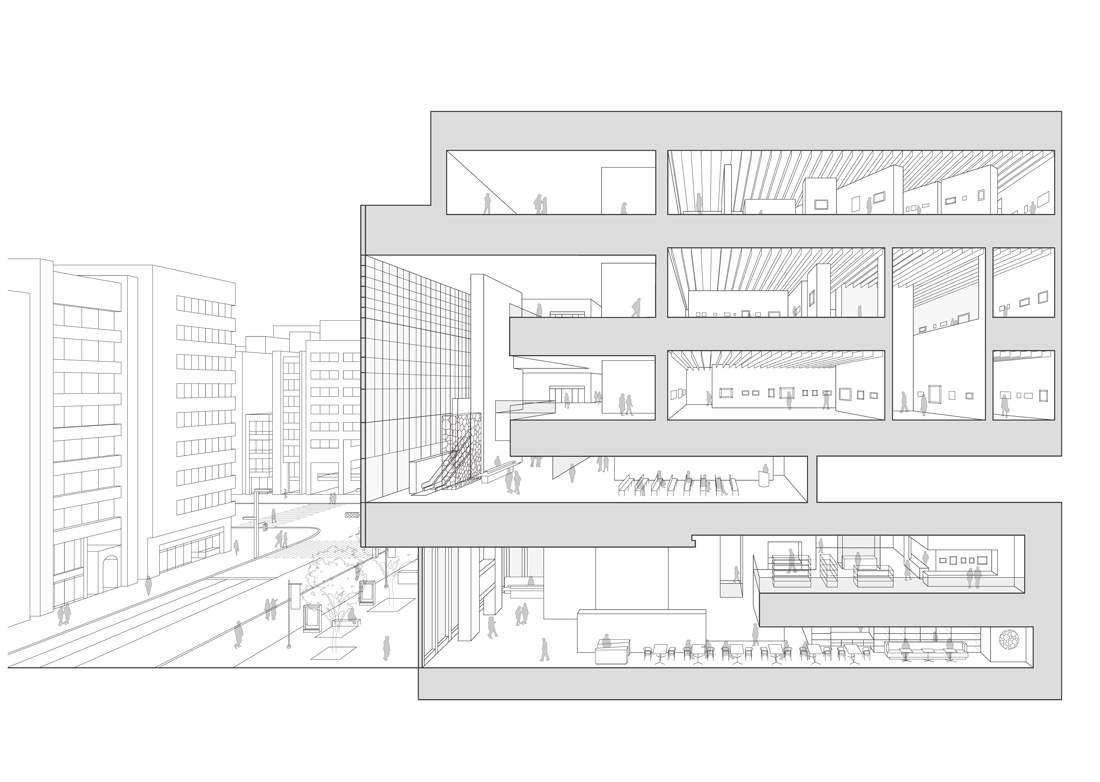TONERICO:INC's artizon museum balances between openness and intimacy in tokyo - 11