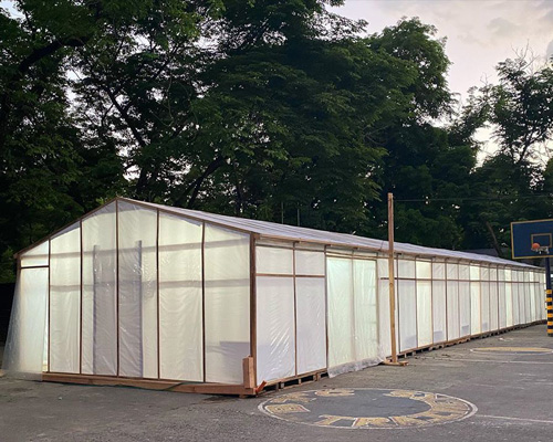 WTA builds emergency quarantine facilities in aid of hospitals in the philippines