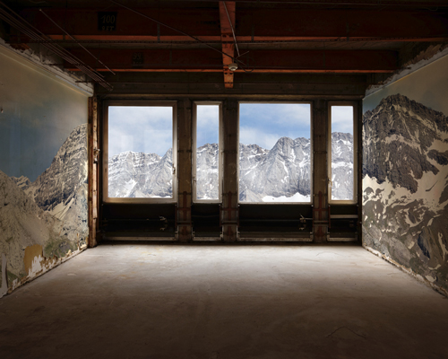 with 'open spaces,' xavier delory depicts sublime nature within a modernist ruin