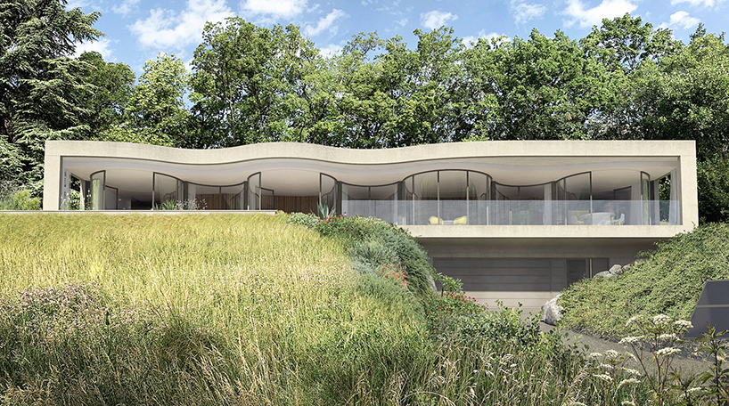 maison W pleated house