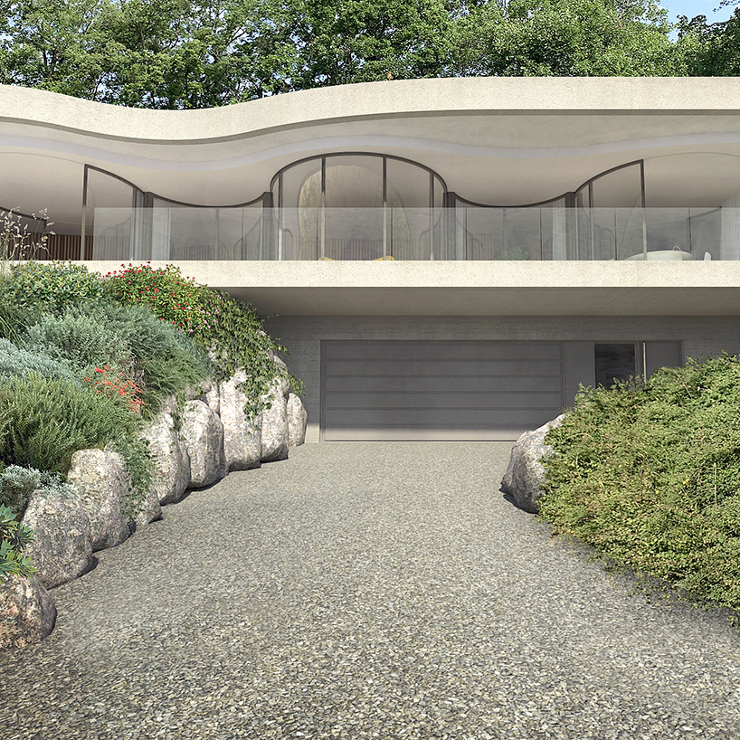 maison W pleated house