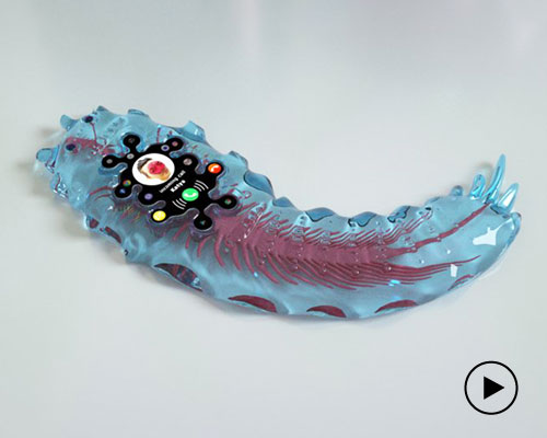 aristarkh chernyshev imagines the future of cell phones with a blood-feeding organism