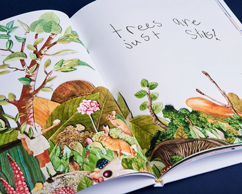 toufic beyhum's 'book about nothing' pairs professional illustrations with his sons' musings