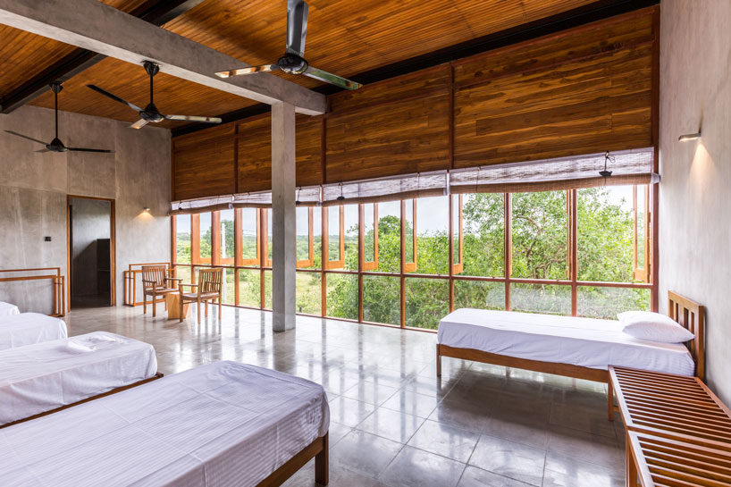 the tree tops wild life bungalow by chinthaka wickramage frames views in sri lanka designboom