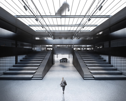COBE plans design center for global automaker geely in sweden with 'chamber of secrets'