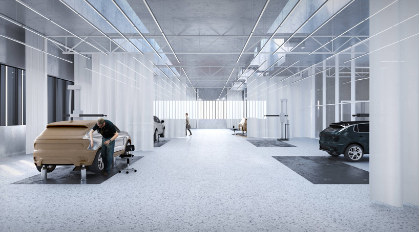 COBE plans design center for global automaker geely in sweden with 'chamber of secrets'