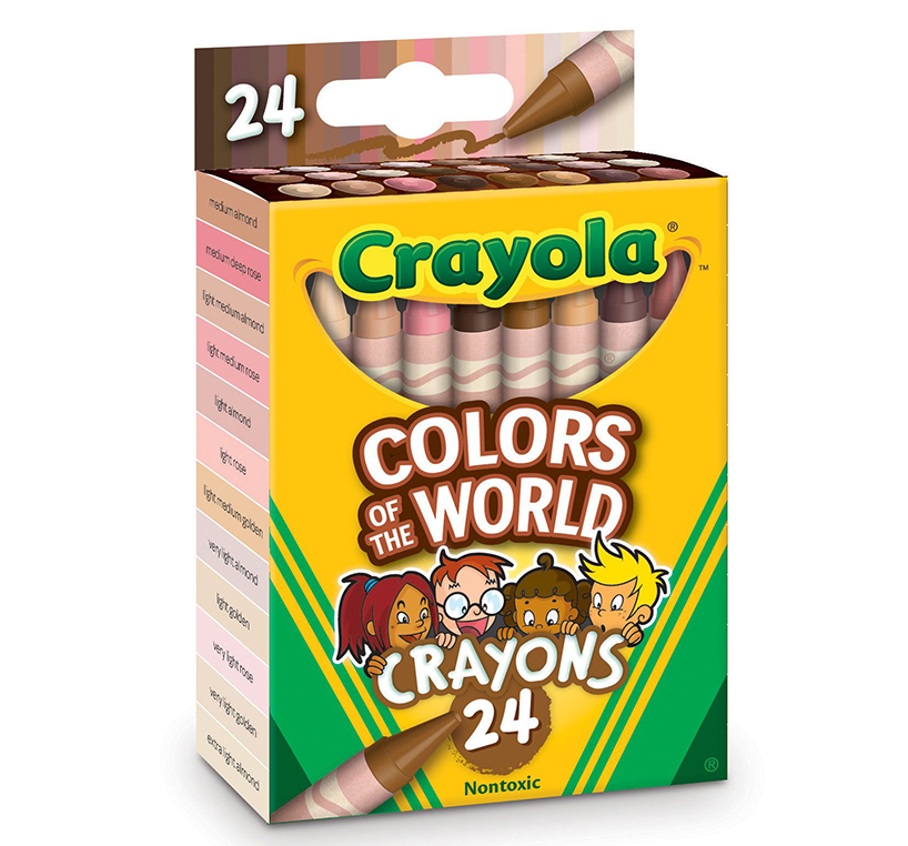 crayola introduces new box with skin tone-inspired crayon colors