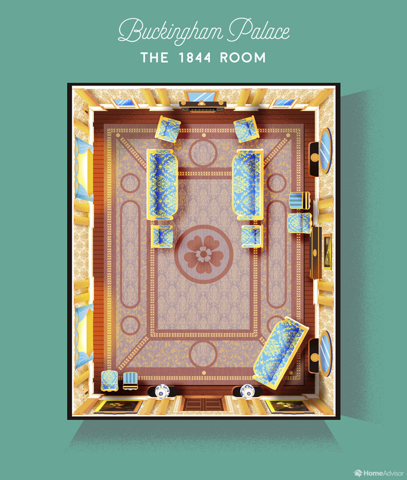 explore the interiors of buckingham palace with the most up-to-date floor plans - 4