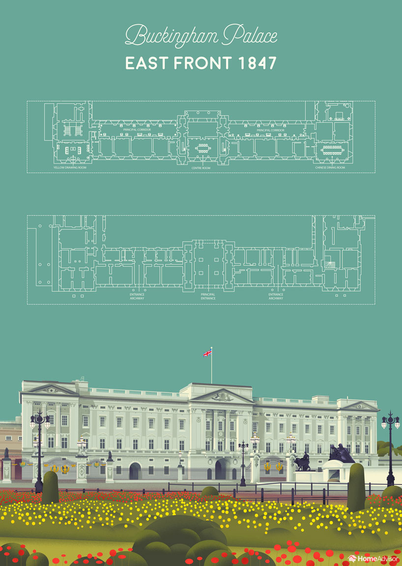 Explore Inside Buckingham Palace With The Most Up To Date Floor Plans