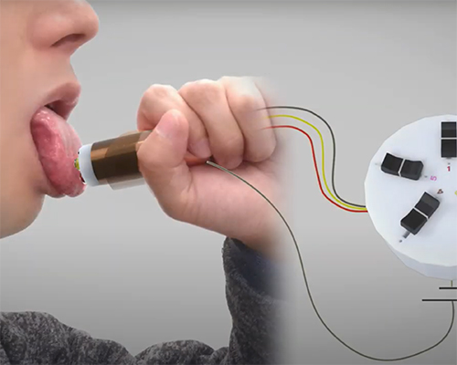 lickable 'taste gadget' can recreate any flavor without eating food