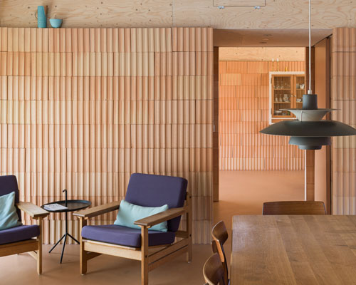 house on fanø by lenschow & pihlmann reinterprets the traditional danish longhouse