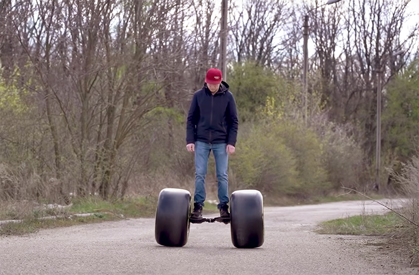 The Q Installs Formula 1 Wheels On A Regular Hoverboard