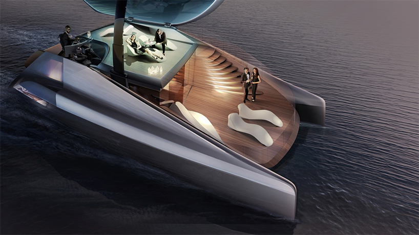 icona lifts the lid off its electric fibonacci catamaran concept - 3