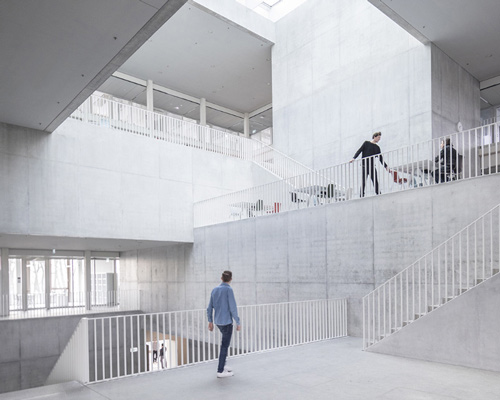 karamuk kuo creates internal landscape for sports science complex at university of lausanne