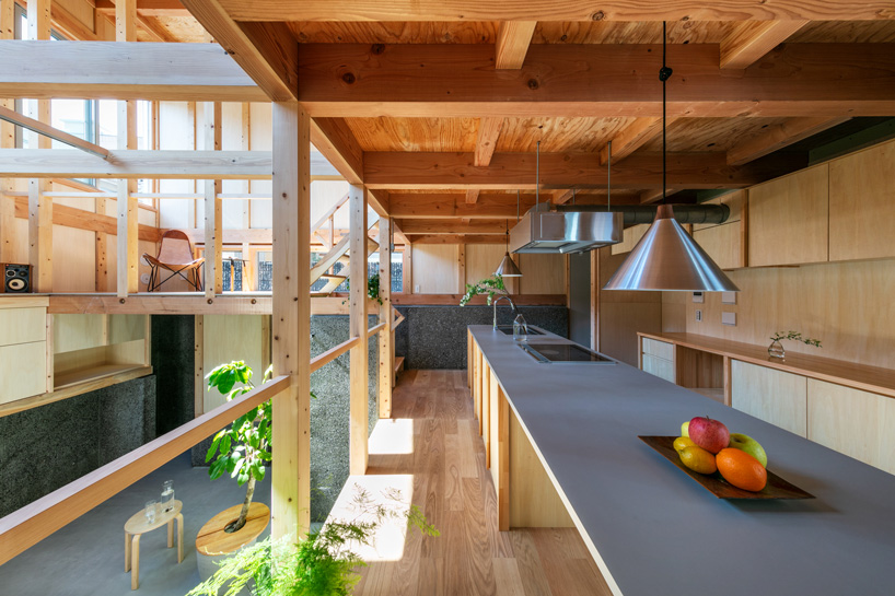 kiyoaki takeda's timber house with five retaining walls in tokyo merges nature with artefact - 3