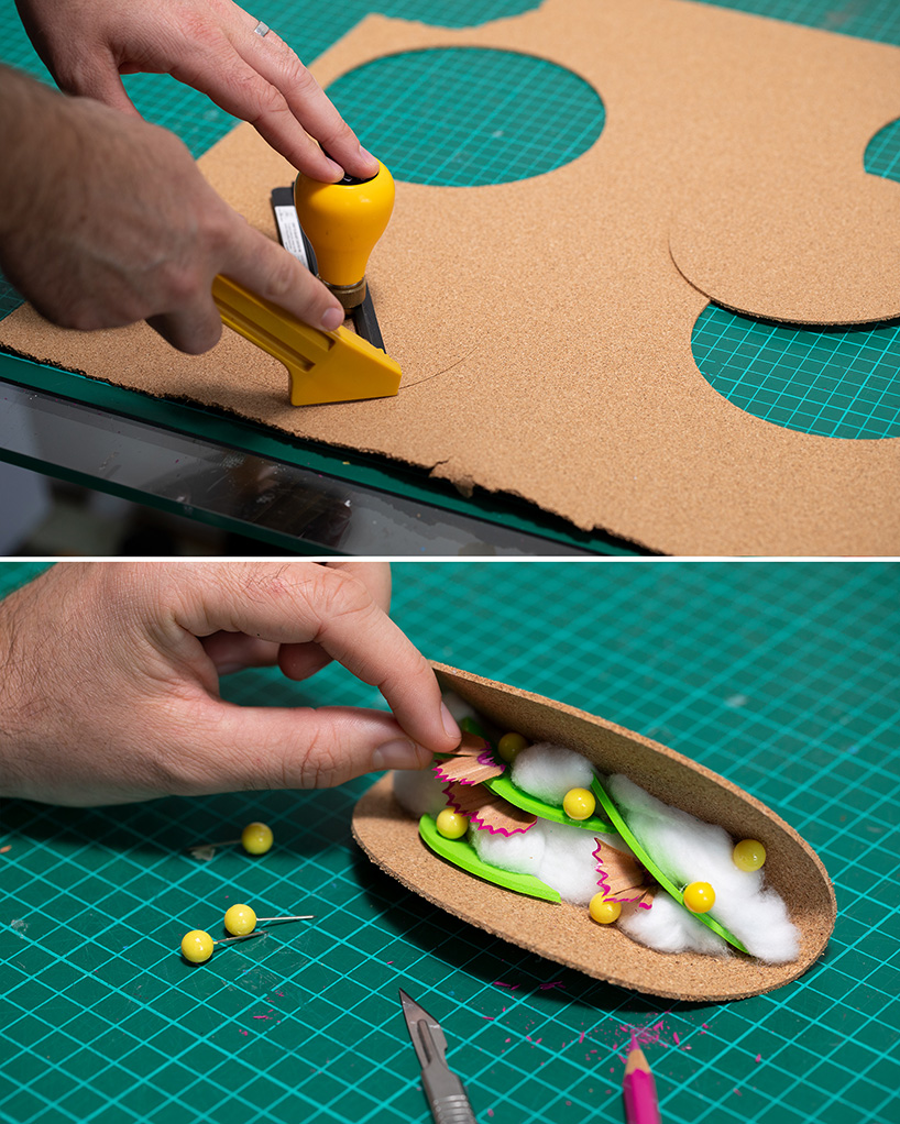 kyle bean crafts mouth-watering mixed media meals during lockdown