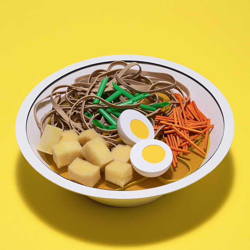 kyle bean crafts mouth-watering mixed media meals during lockdown
