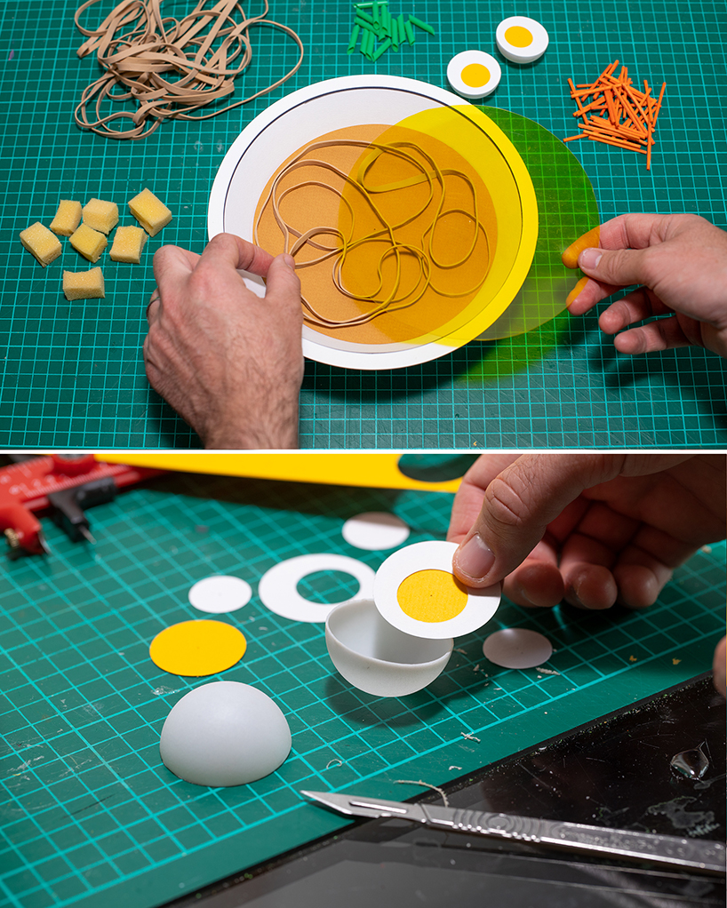 kyle bean crafts mouth-watering mixed media meals during lockdown