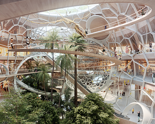 penda china designs self-contained life island residence in shenzhen