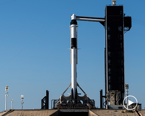 SpaceX launches its first human mission to space with falcon 9