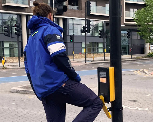 thor ter kulve's 'push' device prevents people from touching public buttons