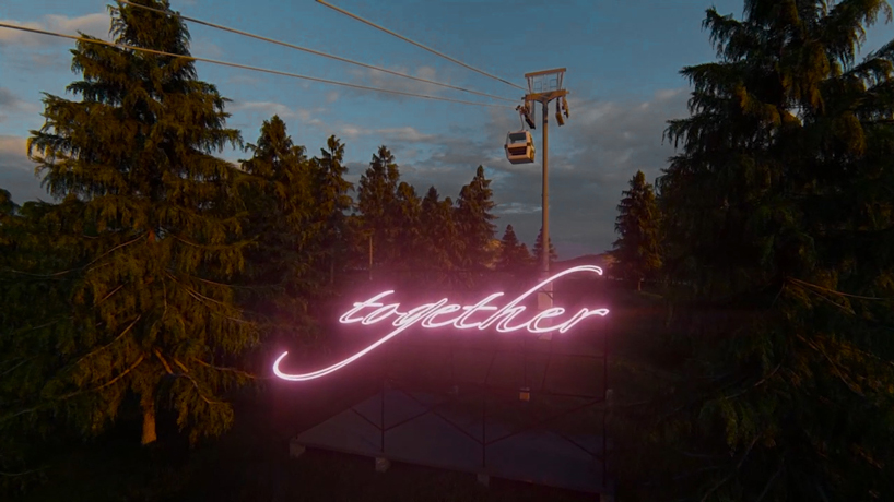 'we are in this together' will glow in neon pink up the slopes of telluride - 1