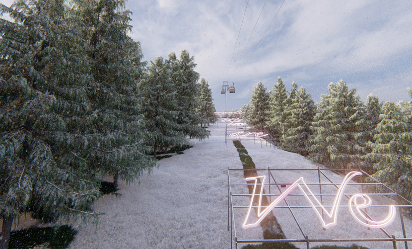 'we are in this together' will glow in neon pink up the slopes of telluride - 4