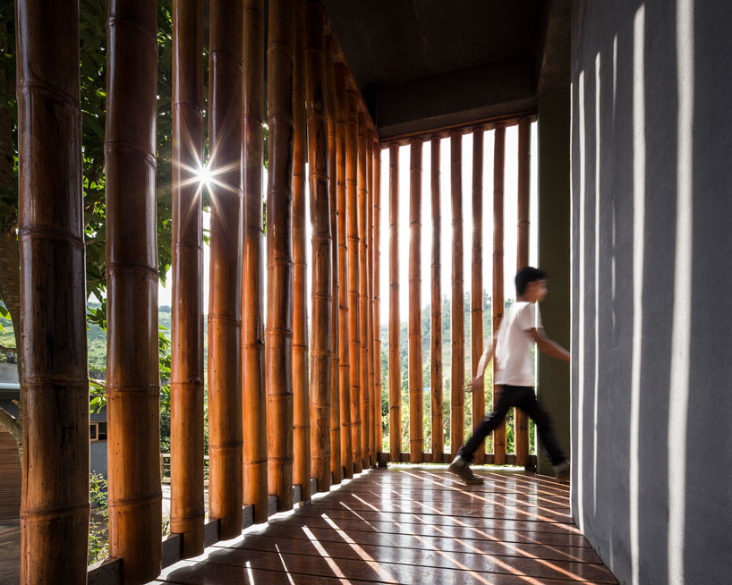 bamboo and concrete builds TOUCH architect's sustainable 'tree villa' in thailand designboom