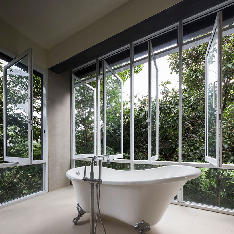 bamboo and concrete builds TOUCH architect's sustainable 'tree villa' in thailand designboom
