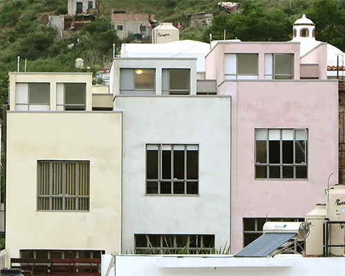 lucía and abelardo villers build staggered terraced houses within sloping site in mexico